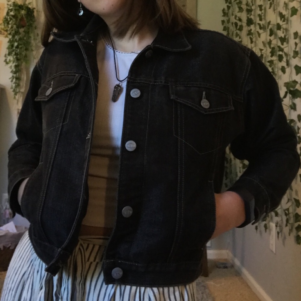 OTB black denim jacket